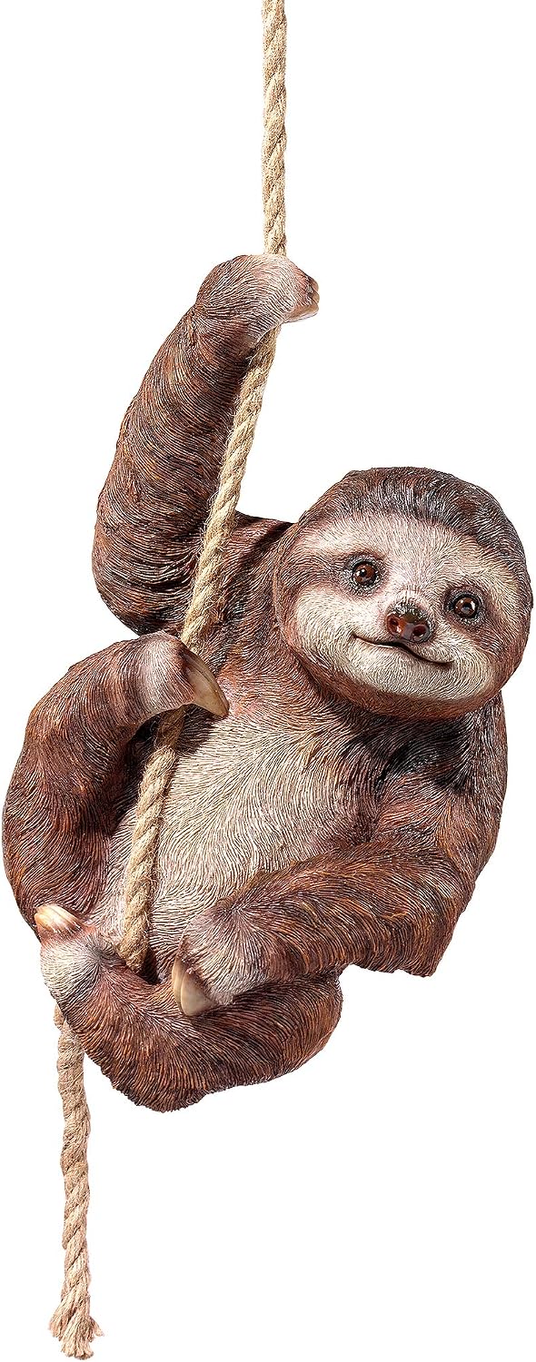 Design Toscano Hanging Horatio The 3-Toed Sloth Statue