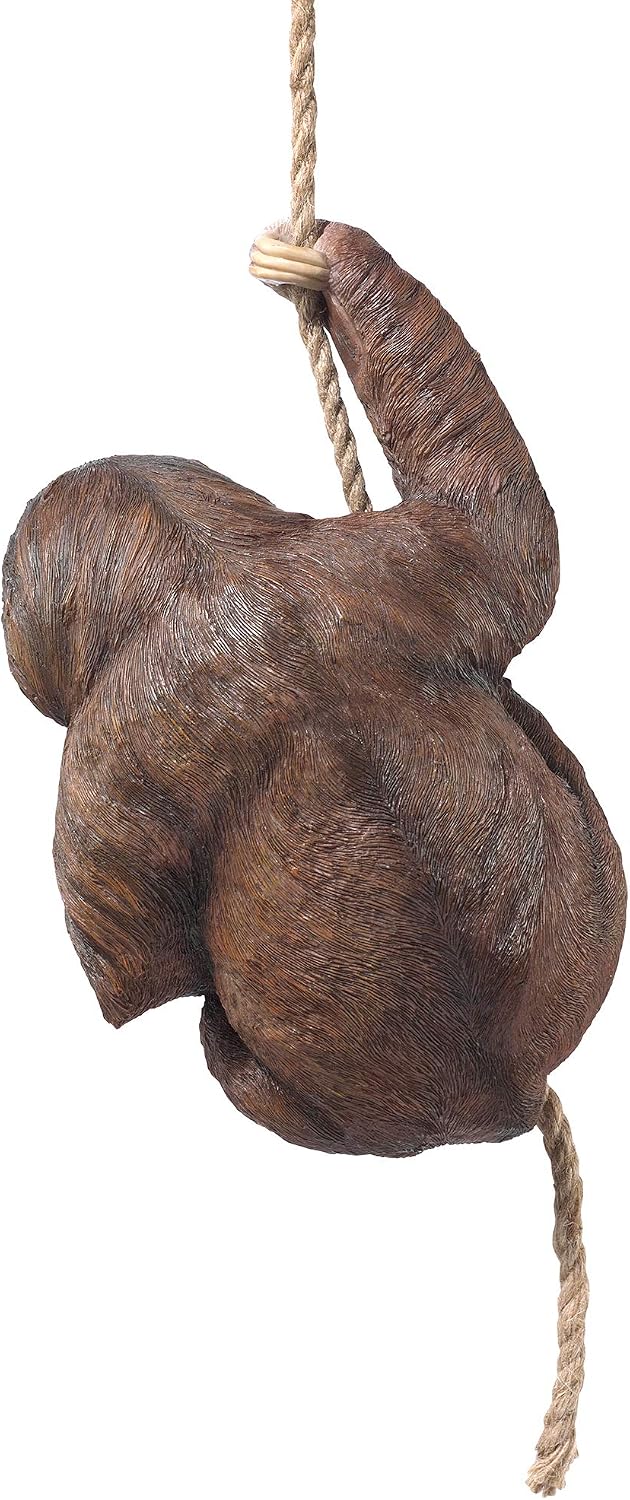 Design Toscano Hanging Horatio The 3-Toed Sloth Statue
