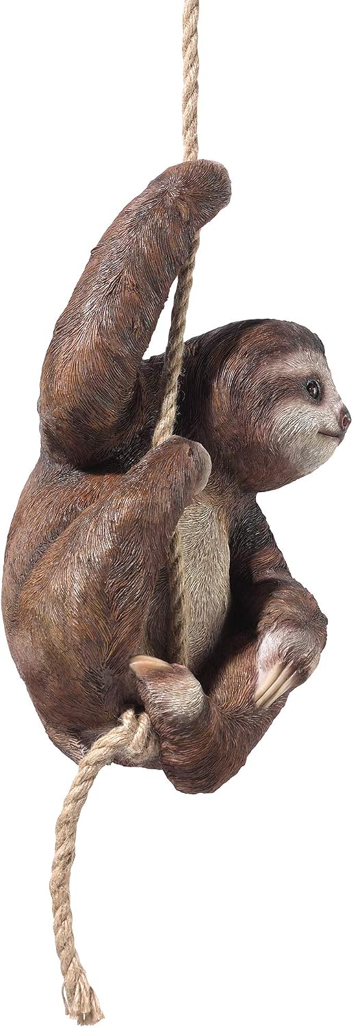 Design Toscano Hanging Horatio The 3-Toed Sloth Statue