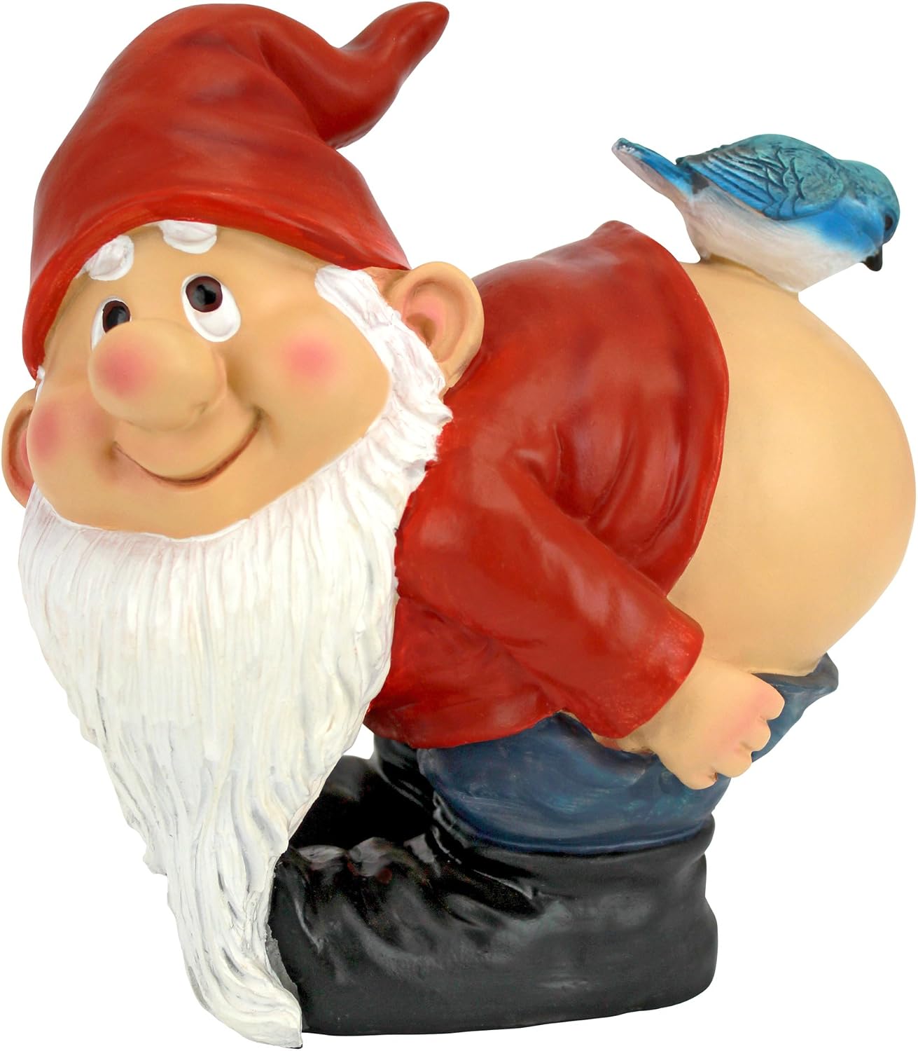 Design Toscano QM22997 Loonie Moonie Garden Gnome Statue, Medium