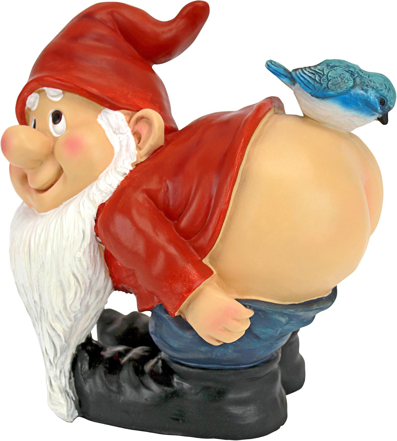 Design Toscano QM22997 Loonie Moonie Garden Gnome Statue, Medium