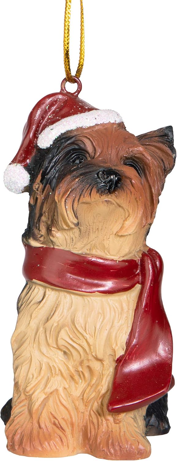 Design Toscano Yorkie Ornament