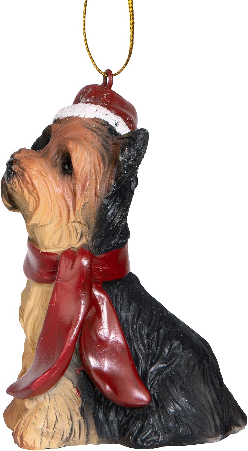 Design Toscano Yorkie Ornament