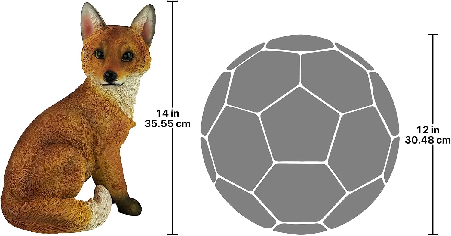 Design Toscano Woodie, the Woodland Fox Garden Statue