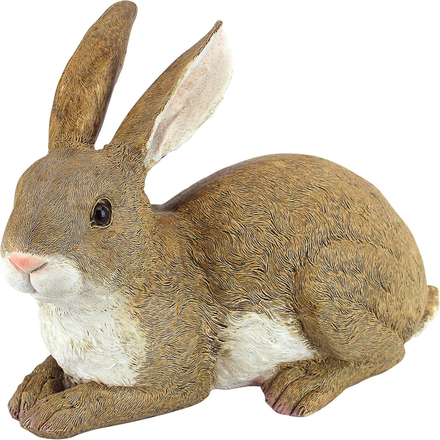 Design Toscano QM200861 Bashful The Bunny Lying Down Rabbit Outdoor Garden