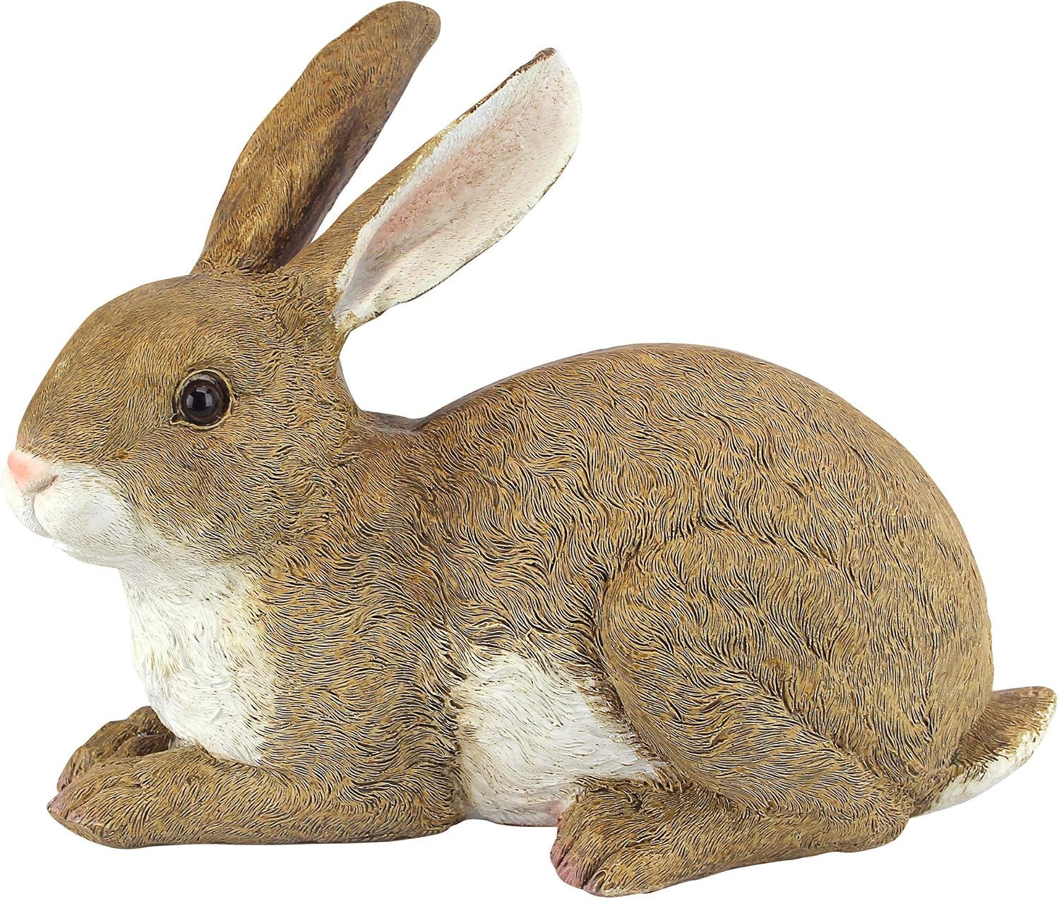 Design Toscano QM200861 Bashful The Bunny Lying Down Rabbit Outdoor Garden