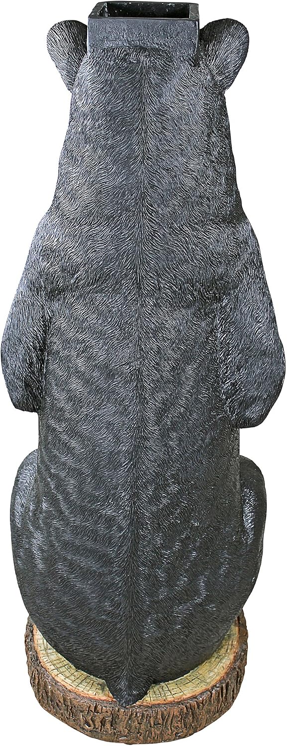 Design Toscano Postal Bear Mail Post Sleeve Statue 16.5"Wx16.5"Dx43"H 30 lbs