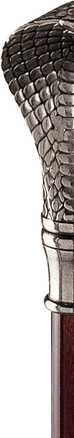Design Toscano Cobra Pewter Walking Stick