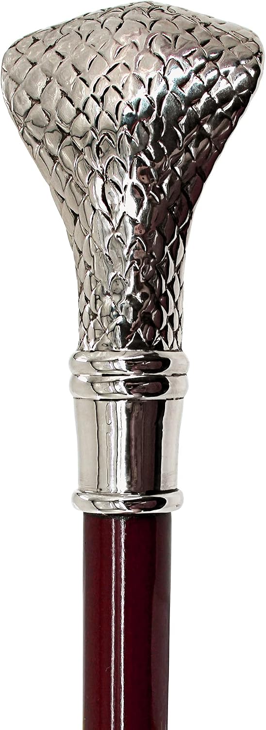 Design Toscano Cobra Pewter Walking Stick