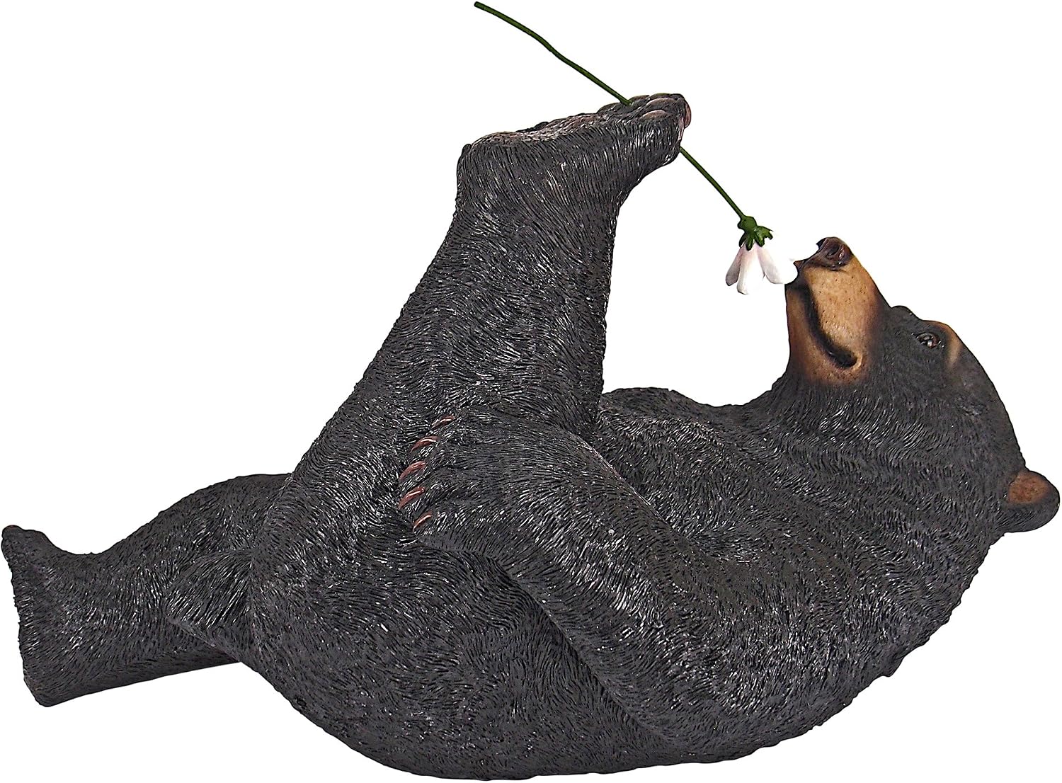 Design Toscano Smell The Flowers Garden Bear Statue