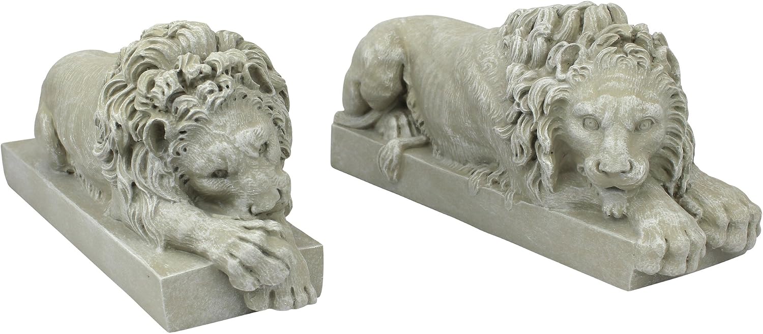 Design Toscano Lions from the Vatican Sculptures
