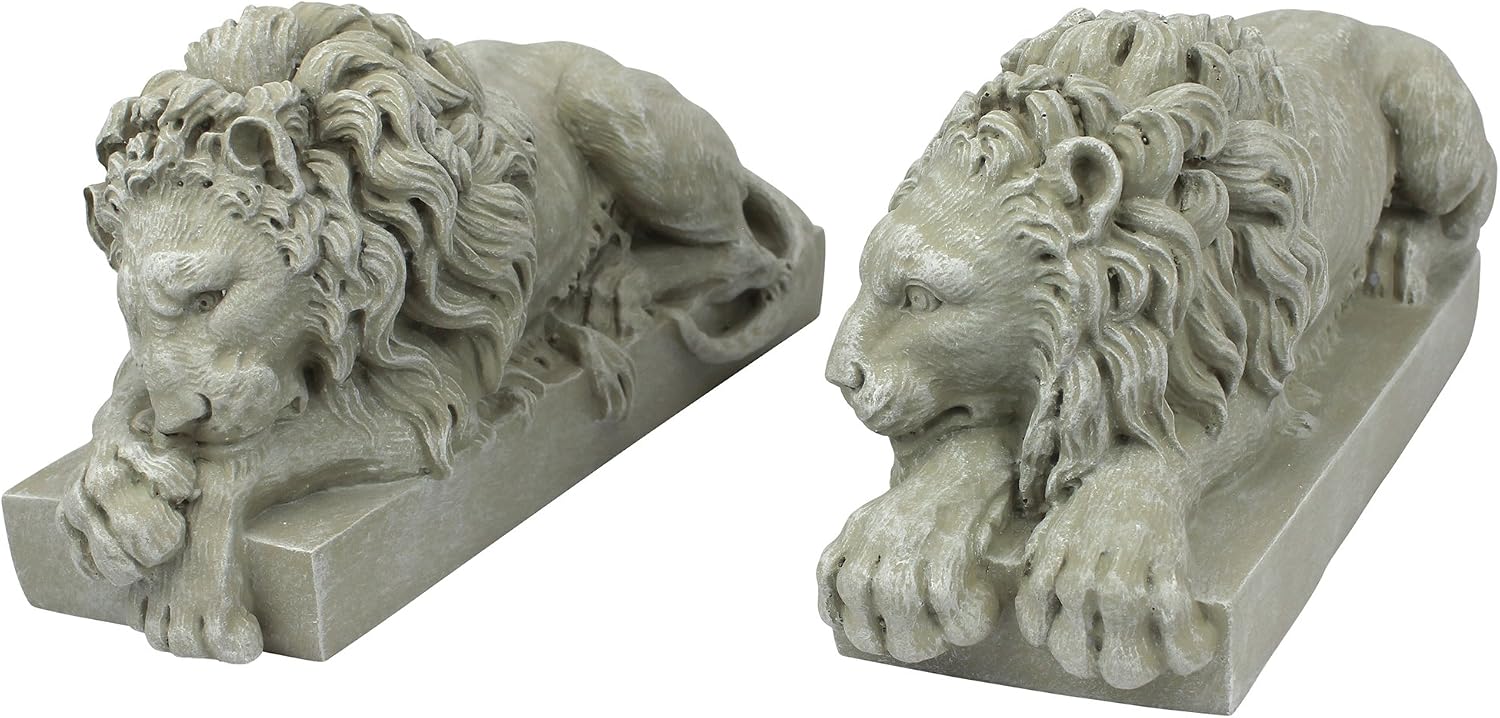 Design Toscano Lions from the Vatican Sculptures