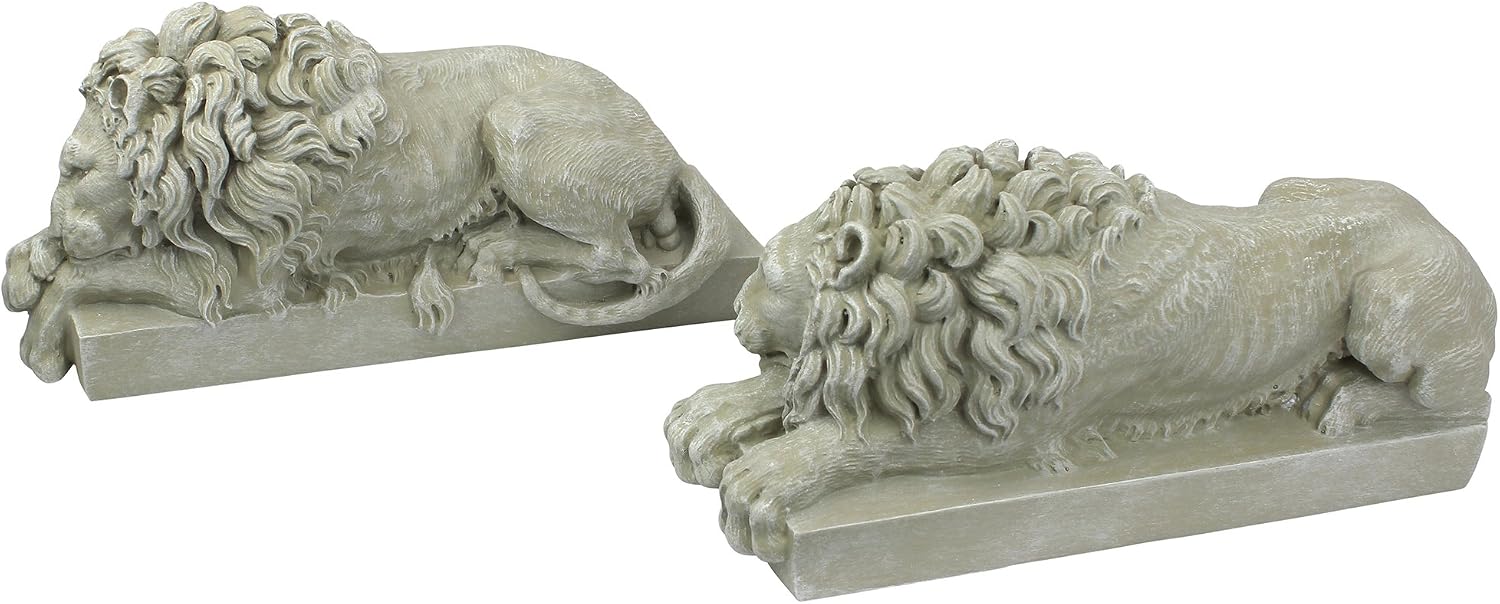 Design Toscano Lions from the Vatican Sculptures