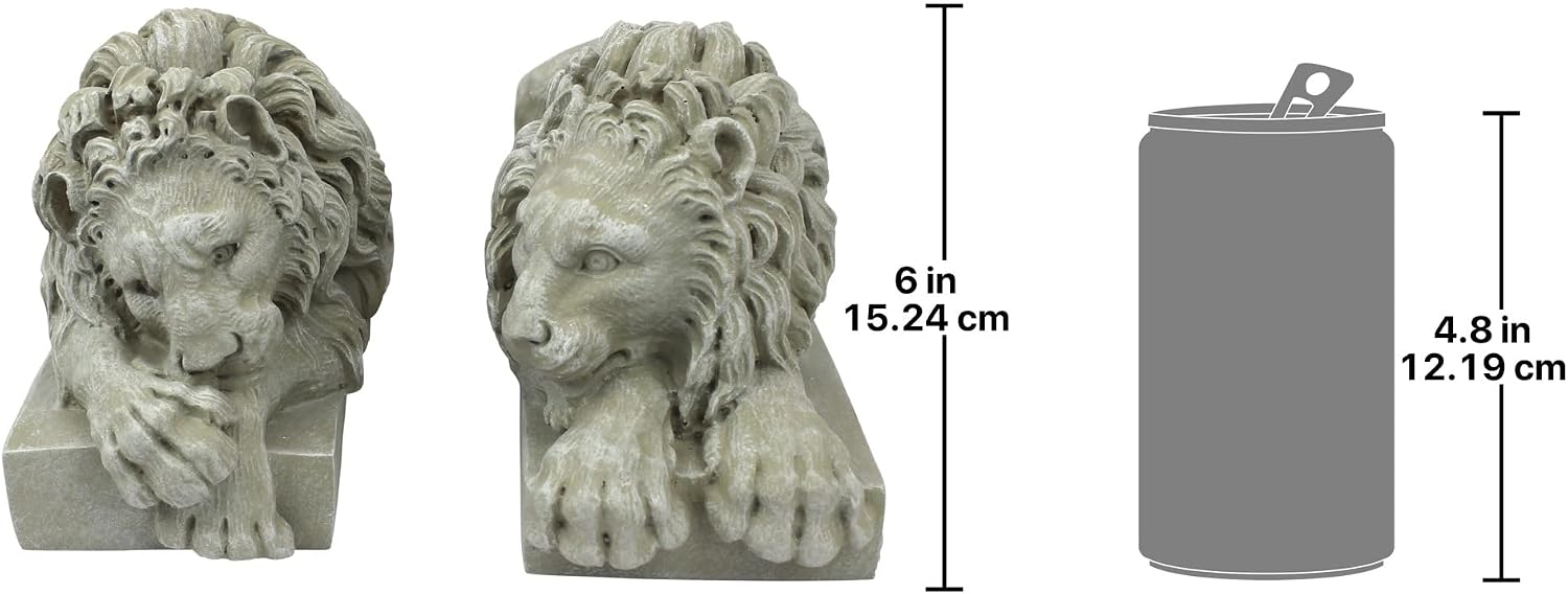 Design Toscano Lions from the Vatican Sculptures