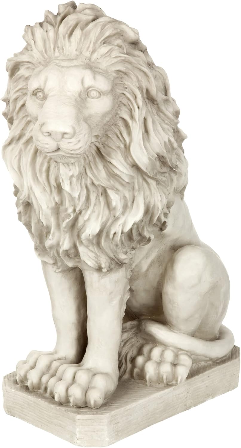 Design Toscano Mansfield Manor Lion Sentinel Statue