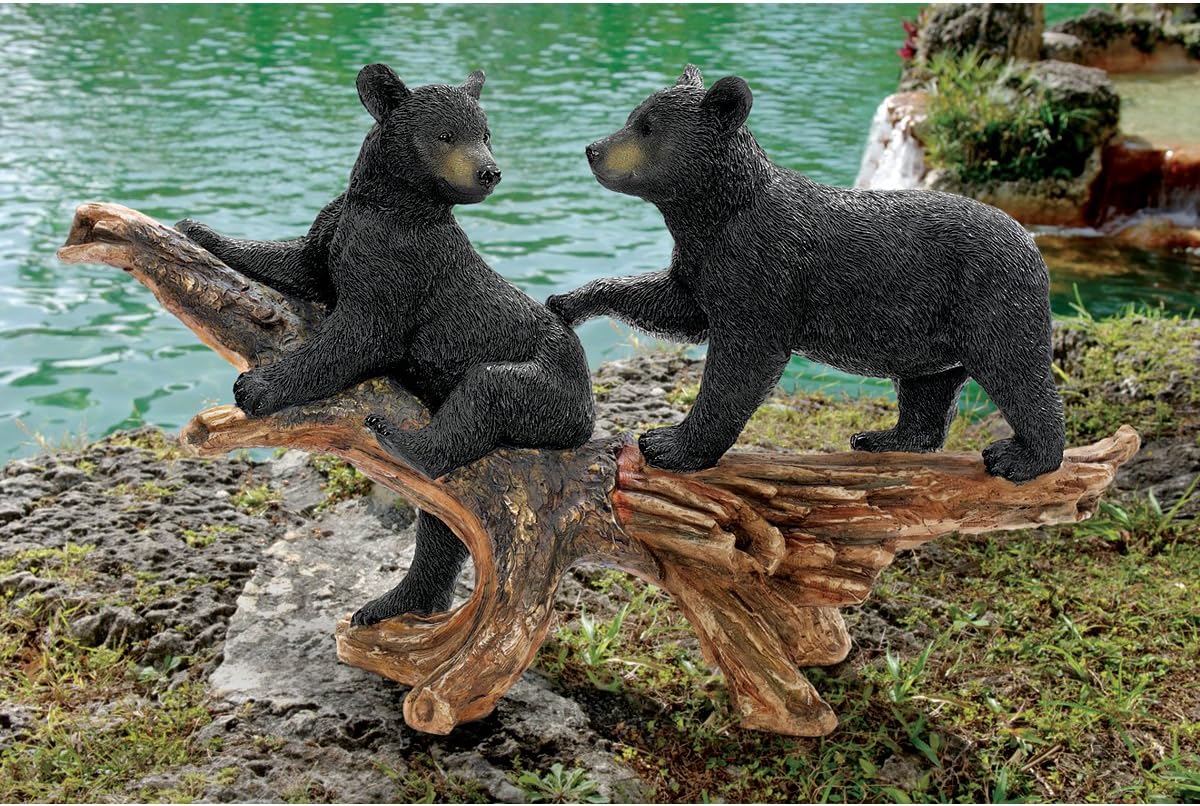 Design Toscano Mischievous Bear Cubs Sculpture