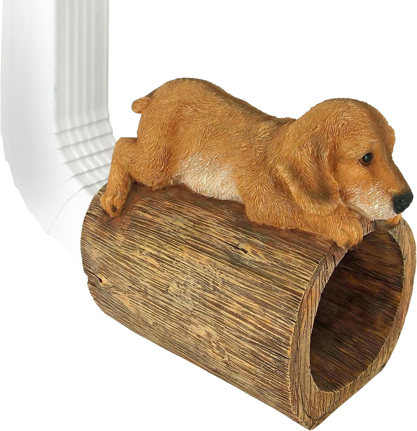 Design Toscano Golden Retriever Puppy Dog Gutter Guardian Downspout Statue