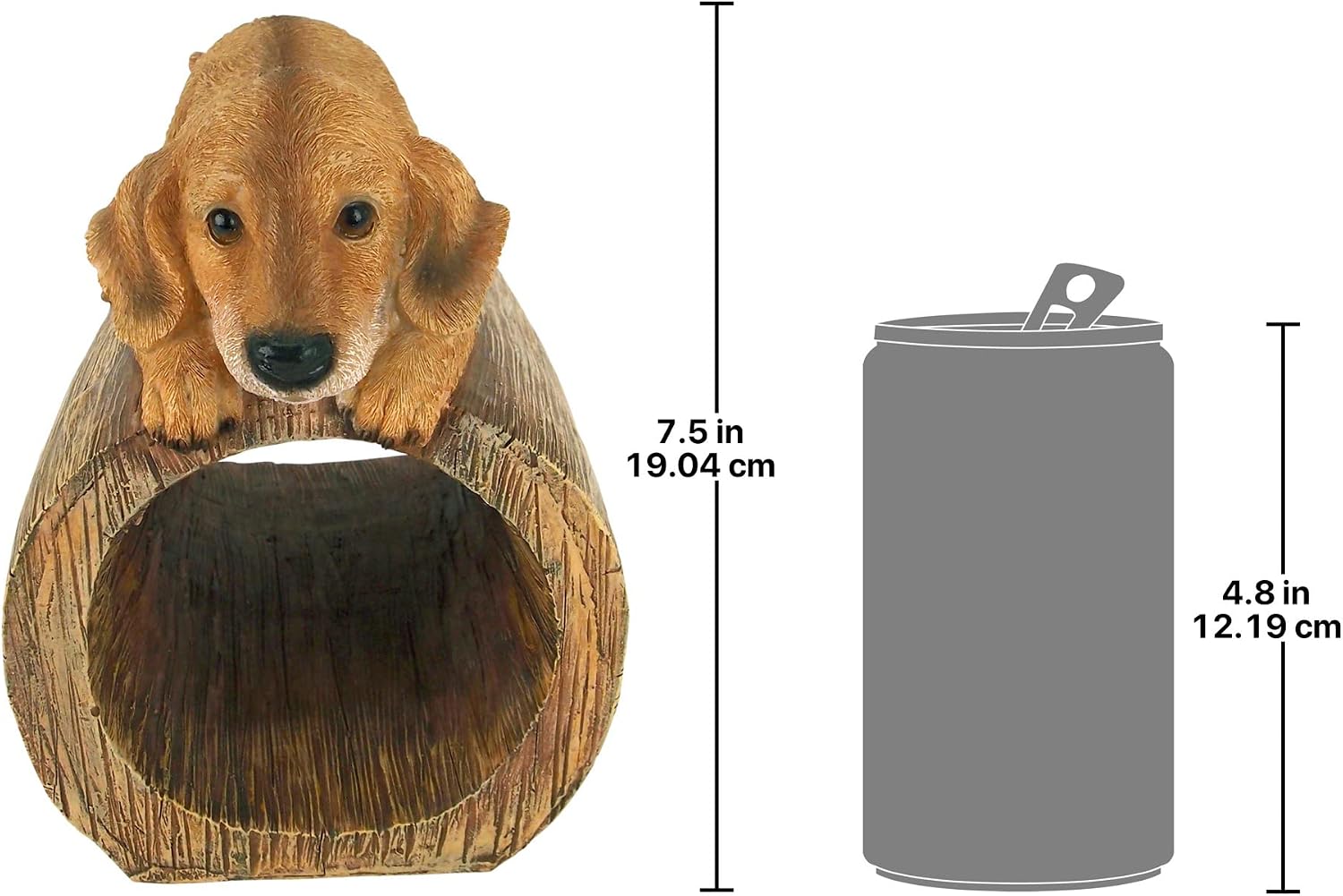 Design Toscano Golden Retriever Puppy Dog Gutter Guardian Downspout Statue