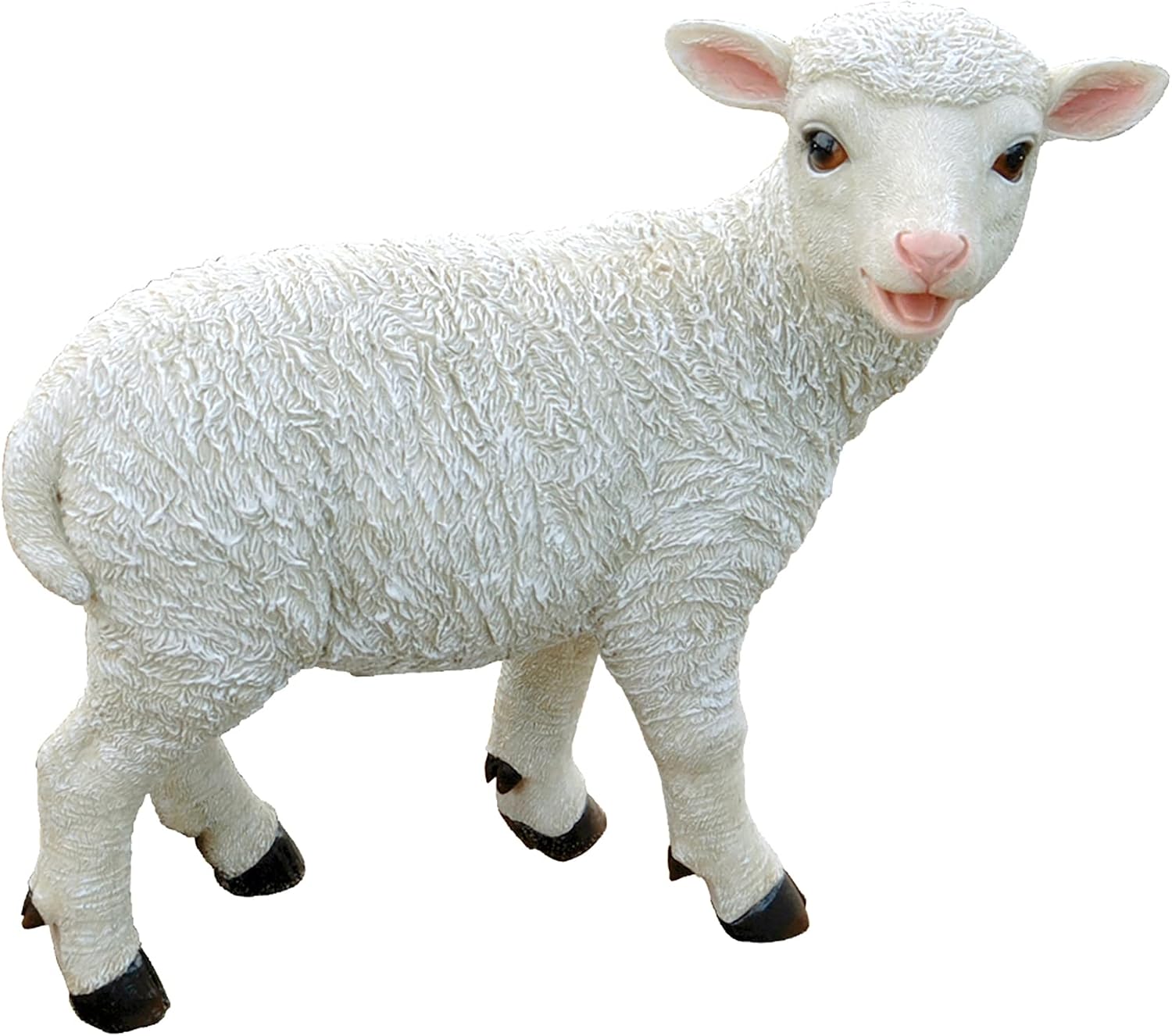 Design Toscano Yorkshire Lamb Garden Statue: Standing Lamb 15 Inch