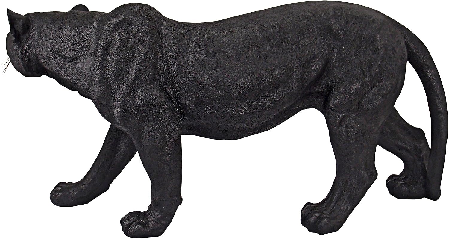 Design Toscano Shadowed Predator Black Panther Garden Statue