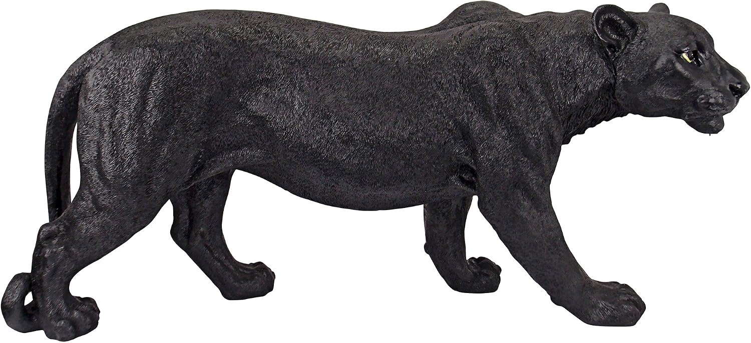 Design Toscano Shadowed Predator Black Panther Garden Statue