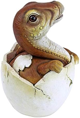 Design Toscano Baby Raptor Dino Egg Statue