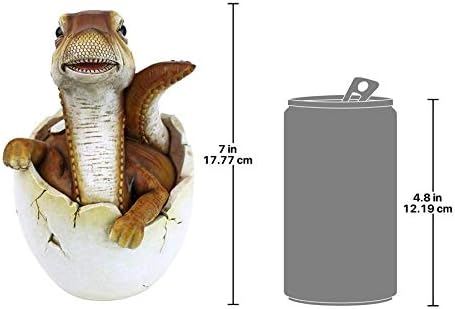 Design Toscano Baby Raptor Dino Egg Statue