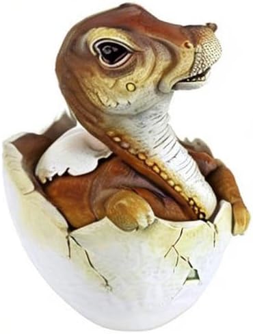Design Toscano Baby Raptor Dino Egg Statue