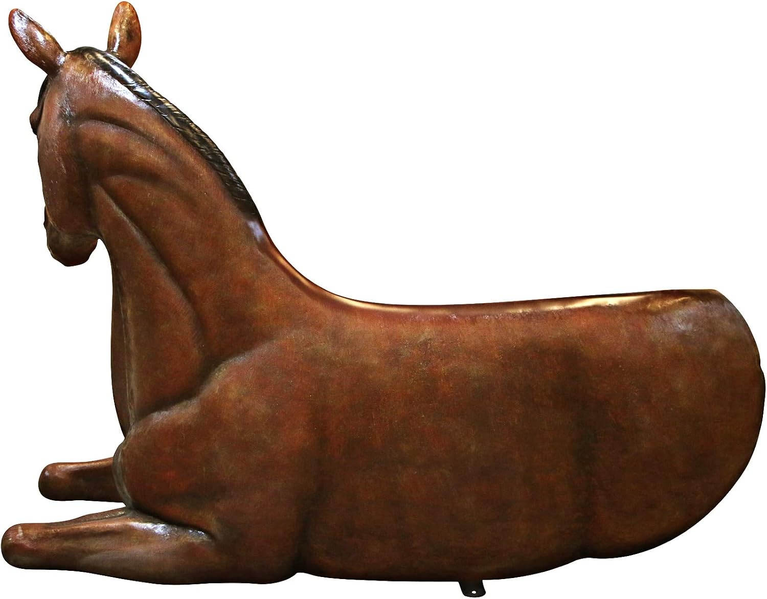 Design Toscano Saddle Up Horse Bench Sculpture