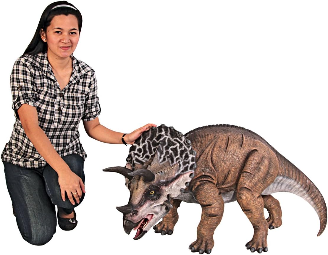 Design Toscano Triceratops Scaled Dinosaur Statue