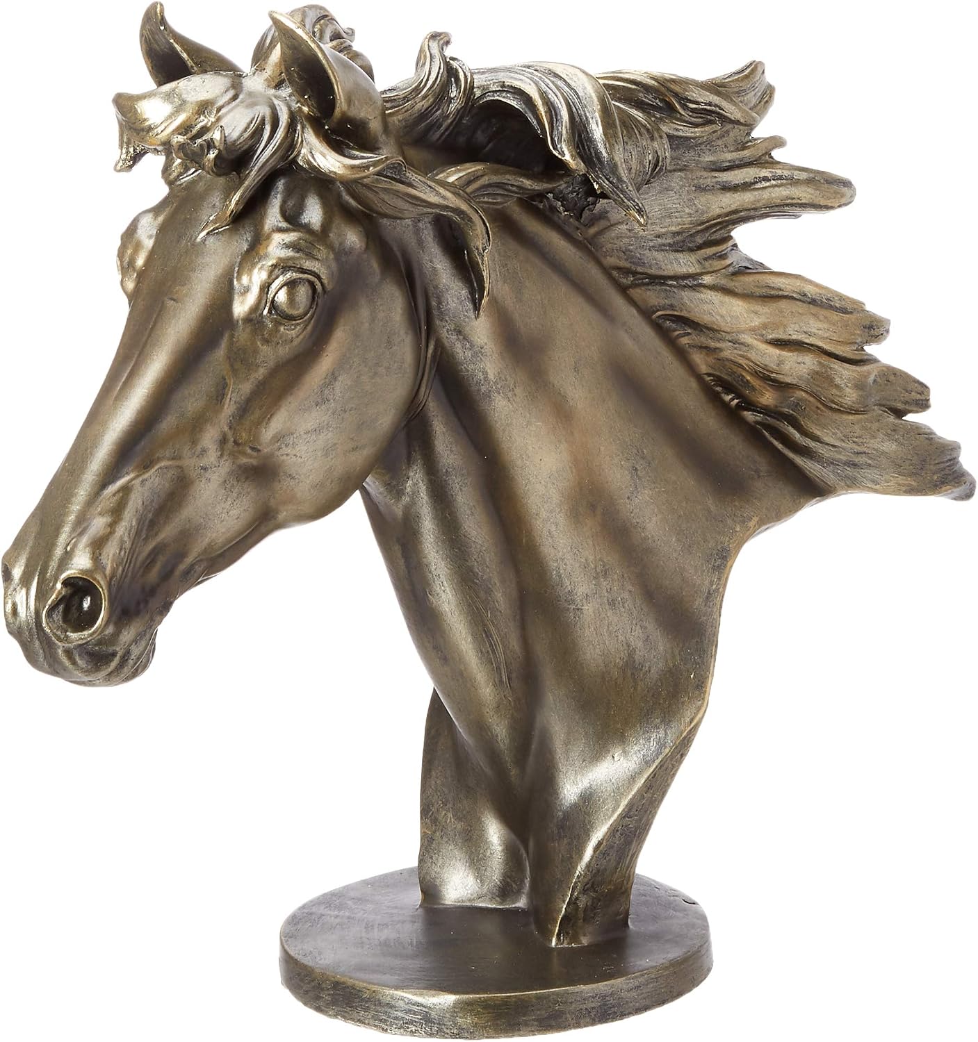 Design Toscano QS252 Majestic Stallion Horse Statue, Multicolored