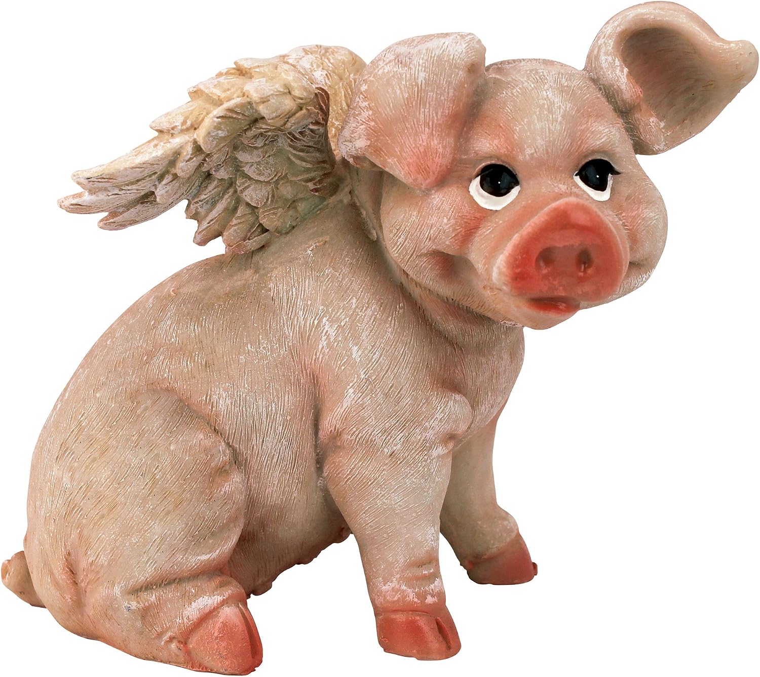Design Toscano Hog Heaven Flying Pigs Statue Collection: Sitting