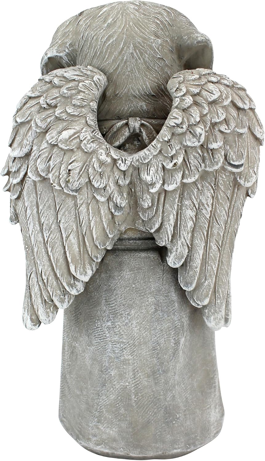 Design Toscano PAW Prints ON Our Hearts Dog Statue