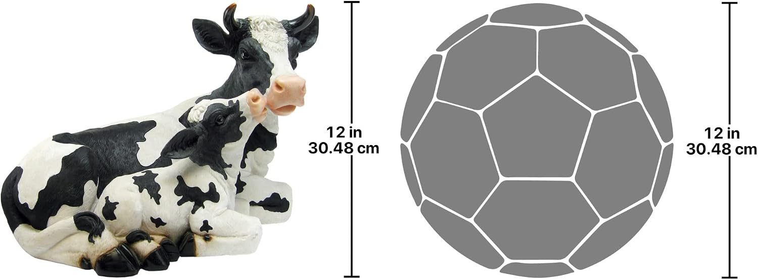 Design Toscano Mother Cow and Calf Garden Statue