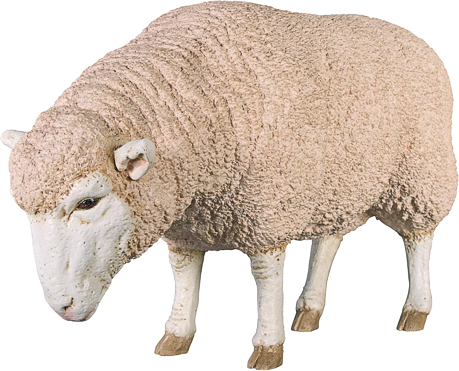 Design Toscano Merino Ewe Life Size Head Down Sheep Statue