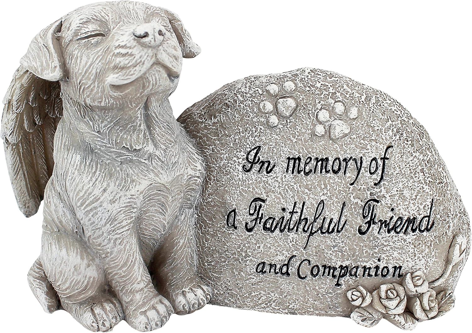 Design Toscano QL593931 Forever in Our Hearts Memorial Dog Statue,greystone