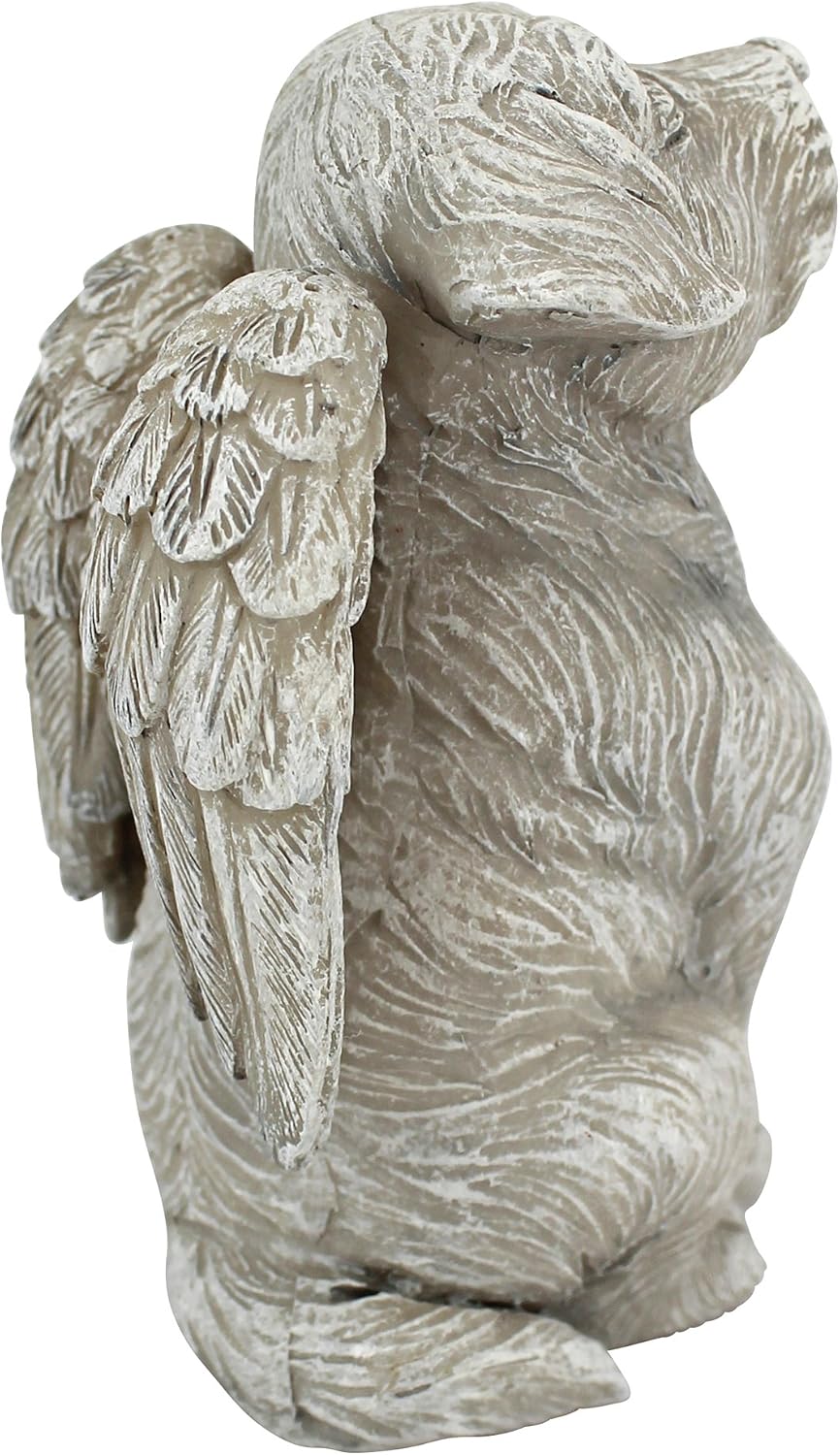 Design Toscano QL593931 Forever in Our Hearts Memorial Dog Statue,greystone