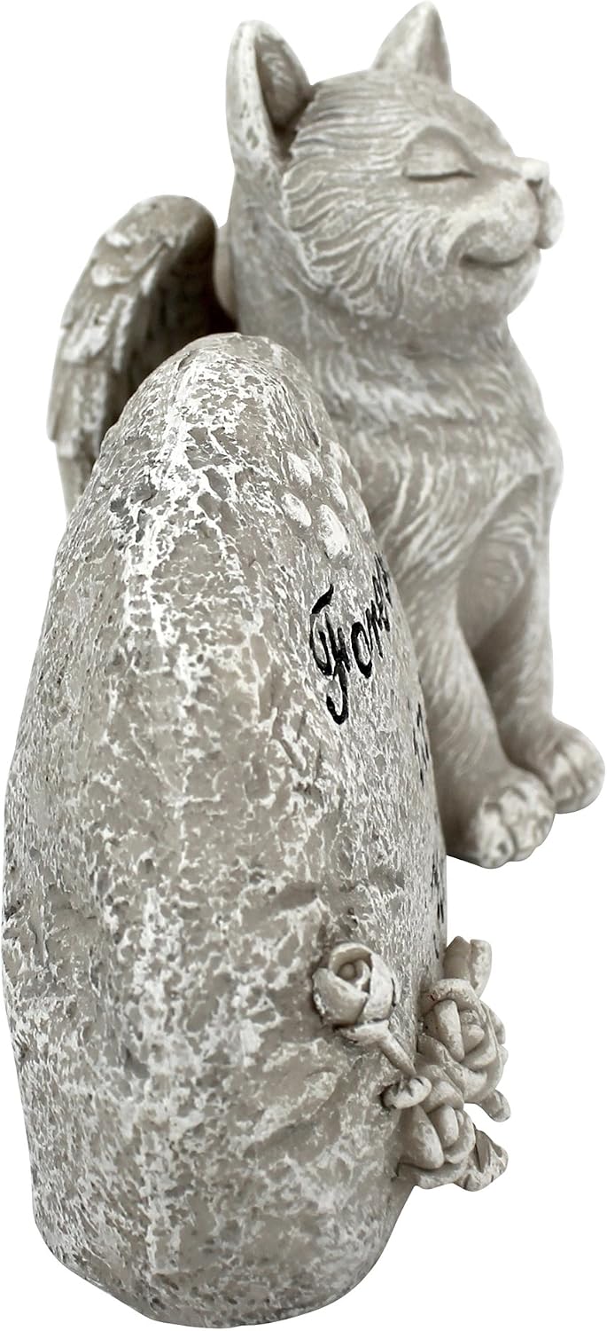 Design Toscano Forever in Our Hearts CAT Statue
