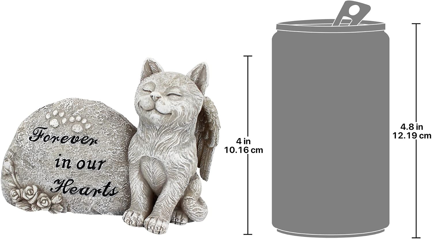 Design Toscano Forever in Our Hearts CAT Statue