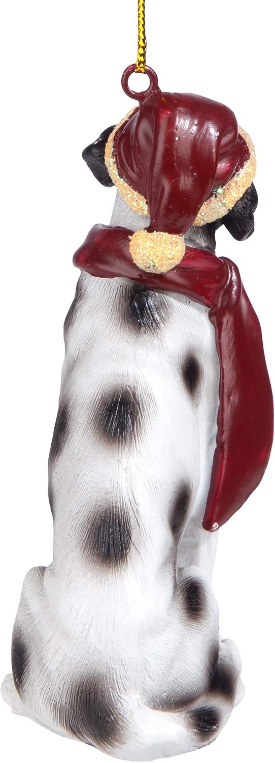 Design Toscano JH576332 Christmas Xmas Dalmatian Holiday Dog Ornaments
