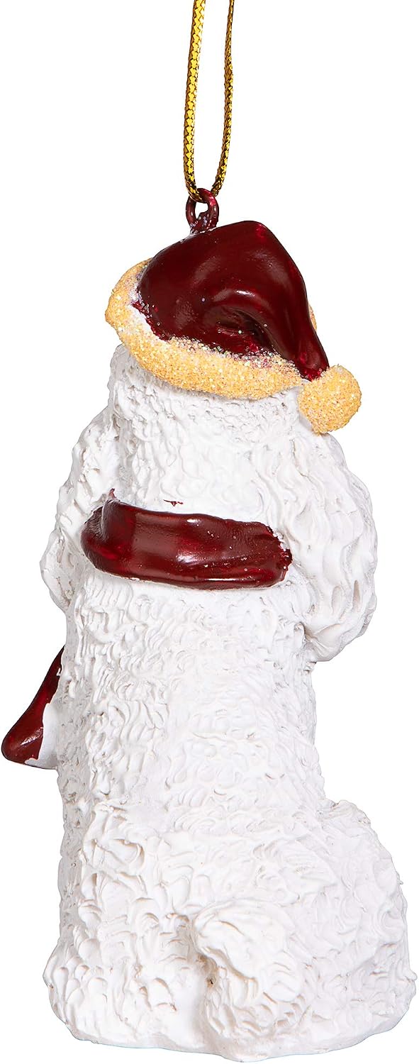 Design Toscano White Poodle Ornament