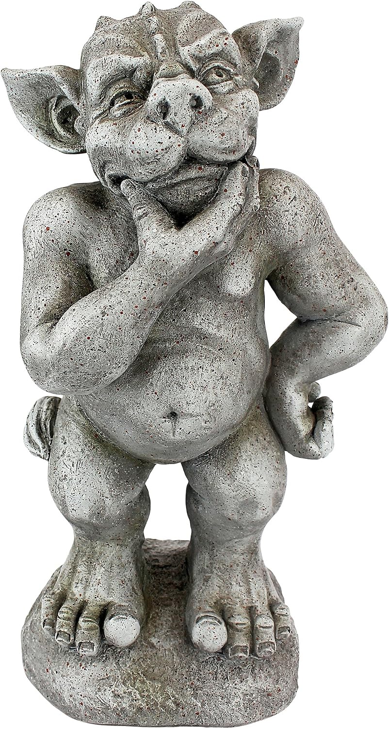 Plato The Ponderer Gargoyle Imp Statue