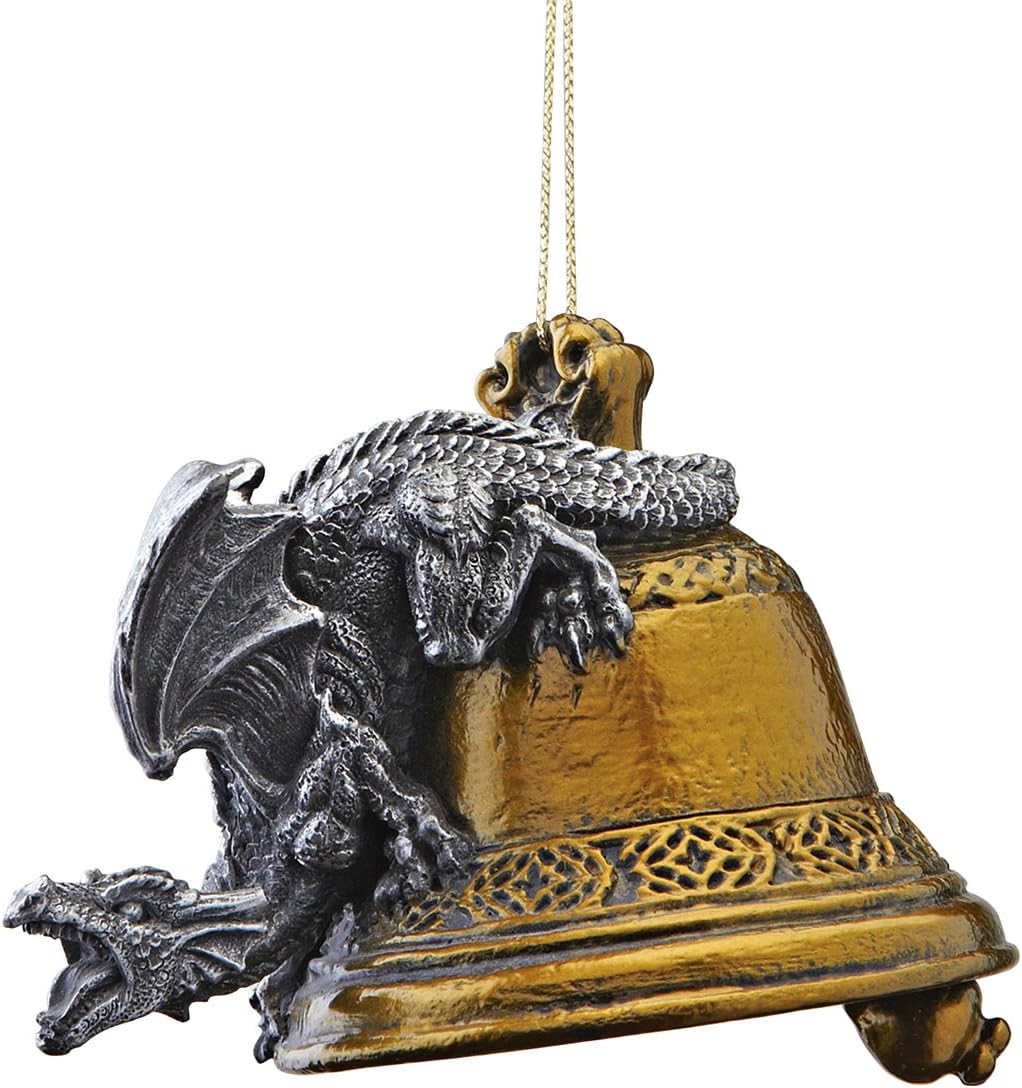 Design Toscano Dragon Statue, Single, Multicolored Twin
