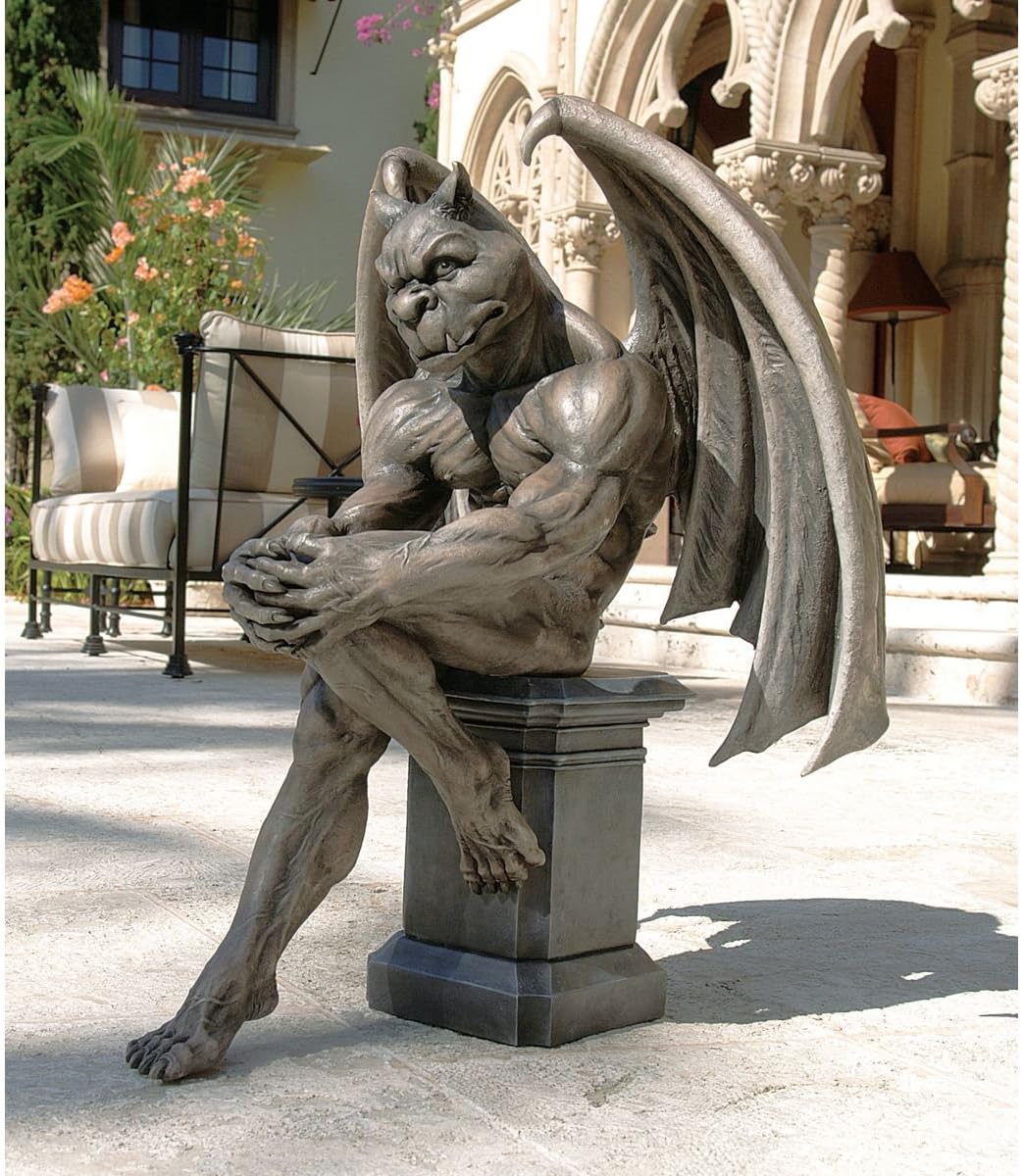 Design Toscano Socrates, the Gargoyle Thinker Sculpture