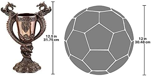 Design Toscano Shadowcrested Tomb Guardians Dragon Chalice
