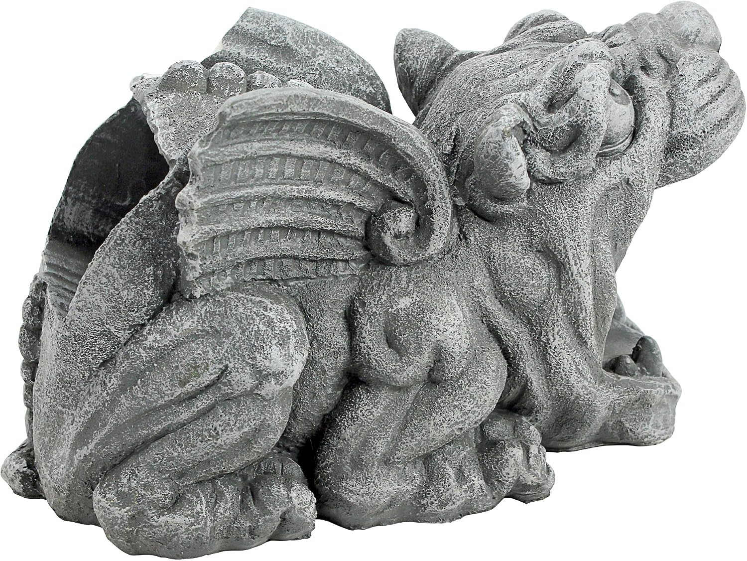 Design Toscano Roland the Gothic Gargoyle Gutter Guardian Rain Downspout