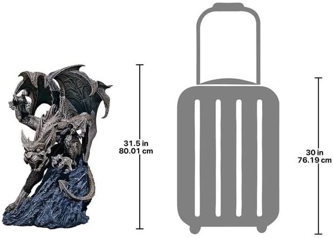 Design Toscano Scatheus, Guardian of the Shadows Gargoyle Sculpture