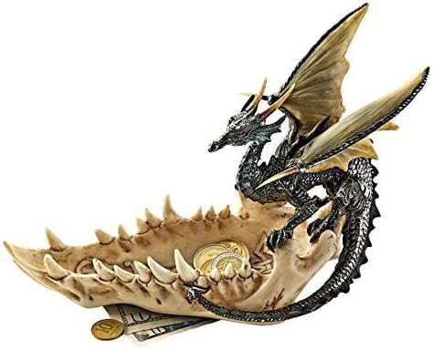 Design Toscano Jaw of the Dragon Offering Dish.
