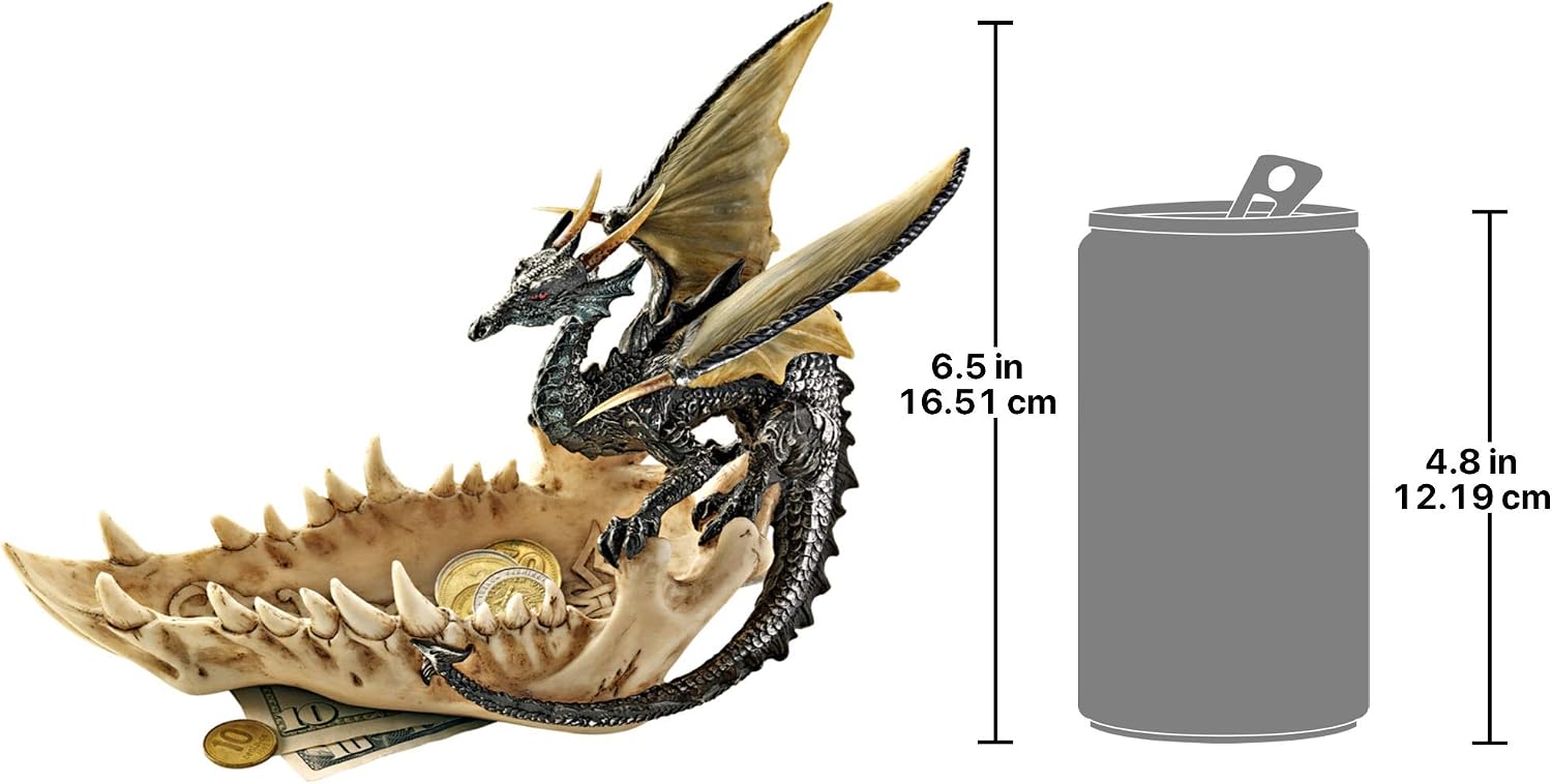 Design Toscano Jaw of the Dragon Offering Dish.
