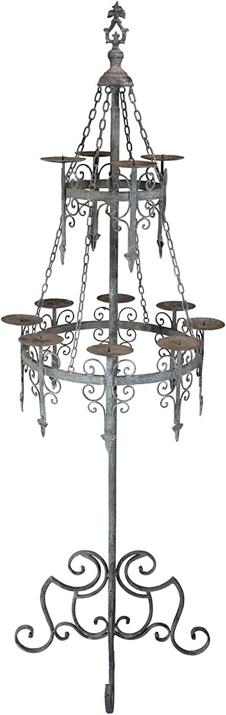 Design Toscano Malbark Castle Gothic Floor Candelabra 63 Inch
